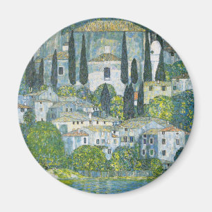Church (Kirche) in Cassone by Gustav Klimt Magnet