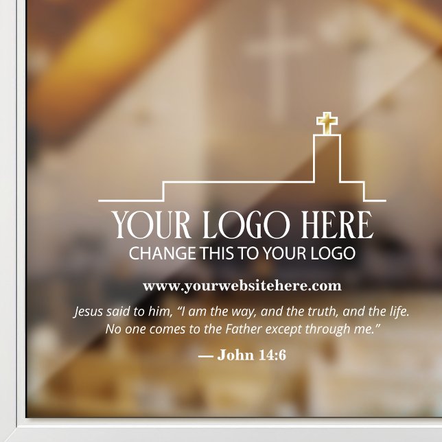 Church Logo Website & Custom Bible Quote (Creator Uploaded)