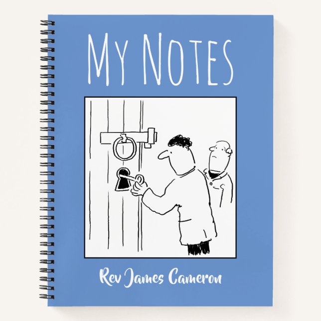 Church Notebook with Owner's Name (Front)