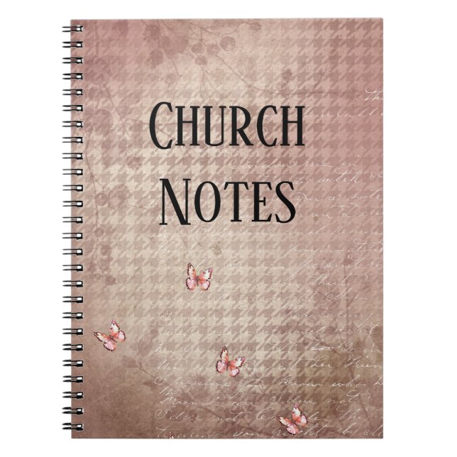 Church Notes Notebook (Front)