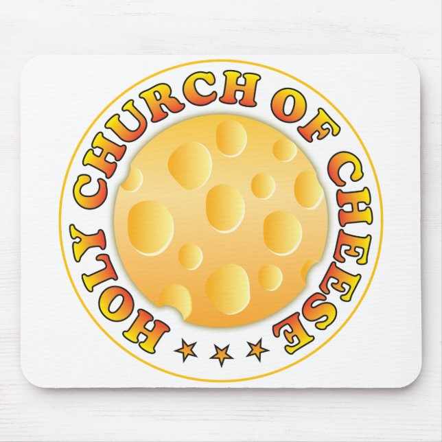 Church Of Cheese Mouse Pad (Front)