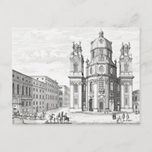 Church of Notre Dame, Salzburg, Austria, from 'Ent Postcard