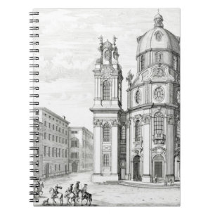 Church of Notre Dame, Salzburg, Austria, from 'Ent Spiral Notebook