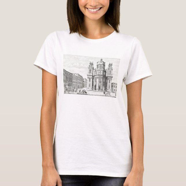 Church of Notre Dame, Salzburg, Austria from 'Ent T-Shirt (Front)