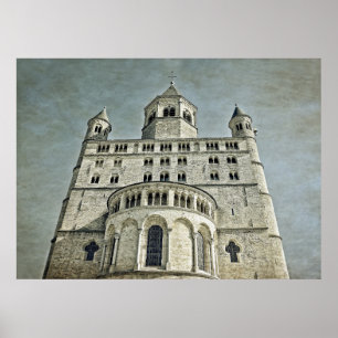 Church of Saint Gertrude in Nivelles, Belgium Poster