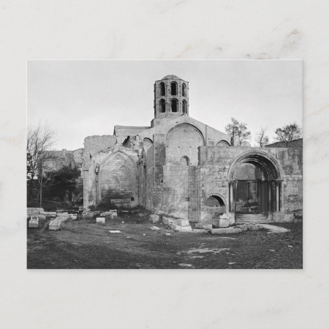 Church of Saint-Honoratus at Les Alyscamps Postcard (Front)
