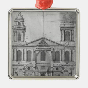 Church of Saint-Sulpice Metal Tree Decoration