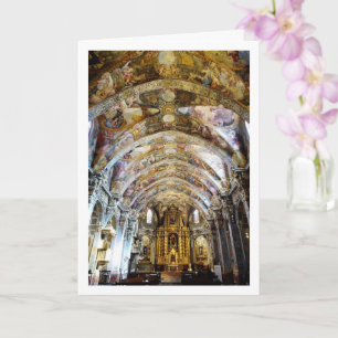 Church of San Nicolás in Valencia City Card