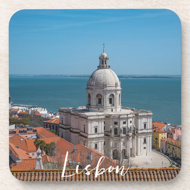 Church of Santa Engracia in Lisbon, Portugal Coaster (Front)