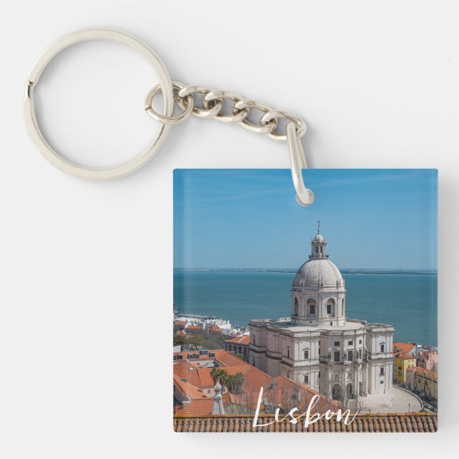 Church of Santa Engracia in Lisbon, Portugal Key Ring (Front)