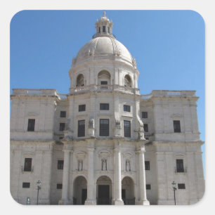Church of Santa Engracia or National Pantheon Square Sticker
