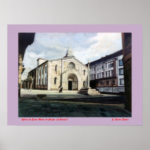 Church of Santa Maria do Field (To Corunna) Poster