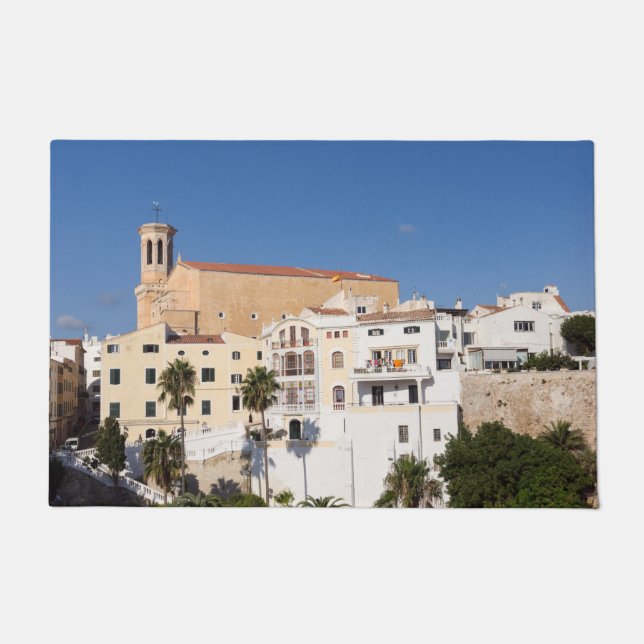 Church of Santa Maria - Mahon, Menorca, Spain Doormat (Front)