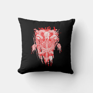 Church Of Satan Gift All Hail Goat Satanic Baphome Cushion