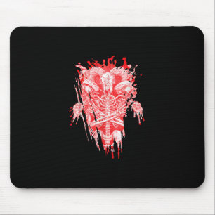 Church Of Satan Gift All Hail Goat Satanic Baphome Mouse Pad