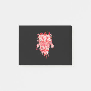 Church Of Satan Gift All Hail Goat Satanic Baphome Post-it Notes