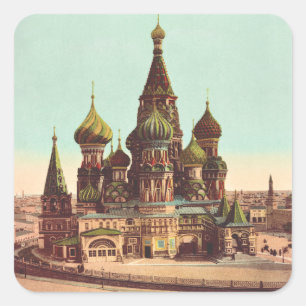 Church of St. Basil, Red Square Moscow Sticker