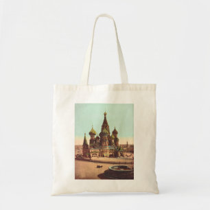 Church of St. Basil, Red Square Moscow Tote Bag
