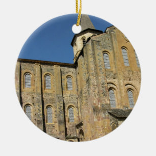 Church of St. Foy, begun c.1050 by Abbot Odolric ( Ceramic Tree Decoration