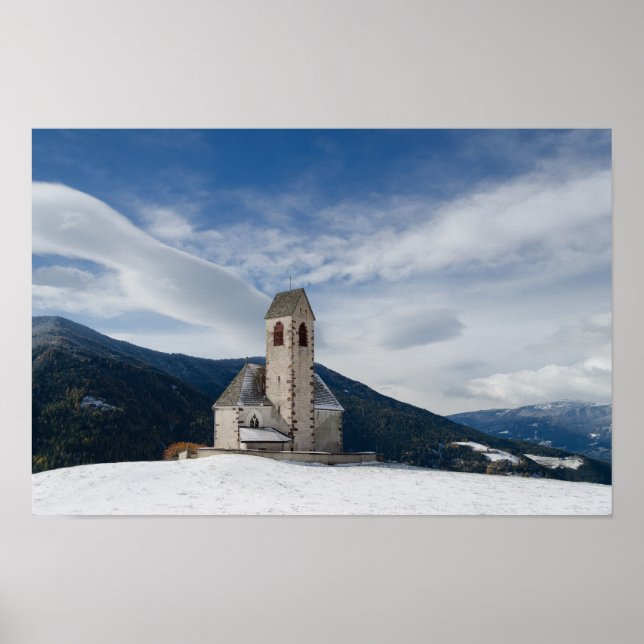 Church of St. Jakob in Villnöss poster (Front)