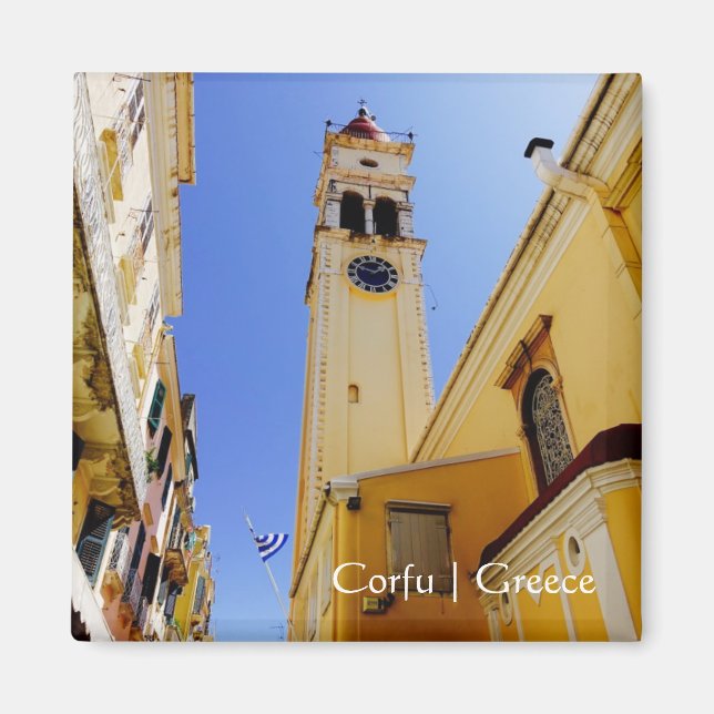 Church of St. Spyridon, Corfu, Greece Magnet (Front)