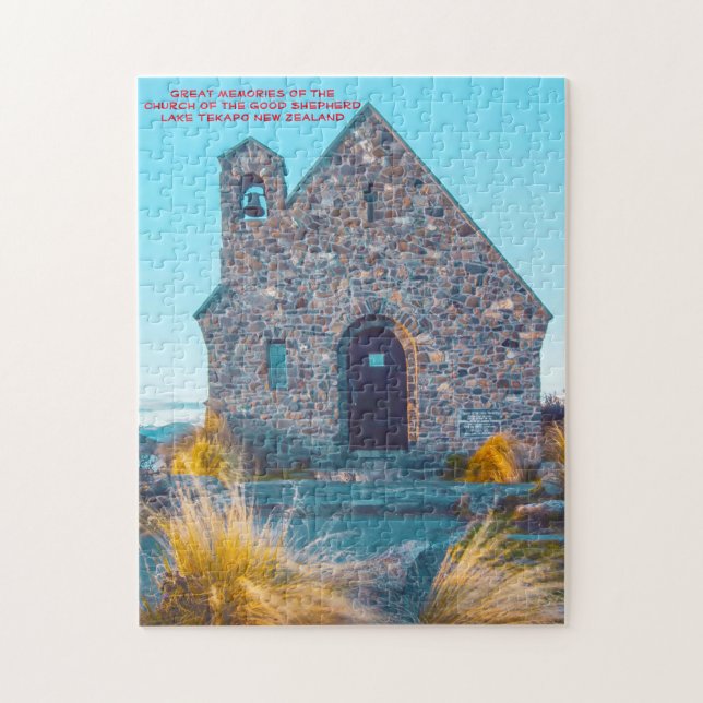 Church of the Good Shepherd, Lake Tekapo. Jigsaw P Puzzle (Vertical)