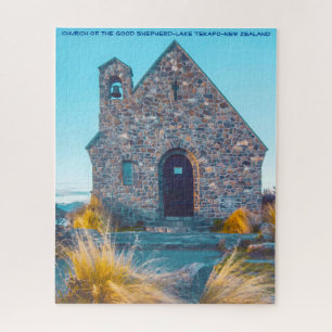 Church of the Good Shepherd, Lake Tekapo. Jigsaw Puzzle