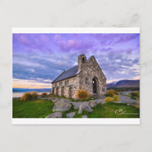 Church of the Good Shepherd Lake Tekapo NZ: Postca Postcard
