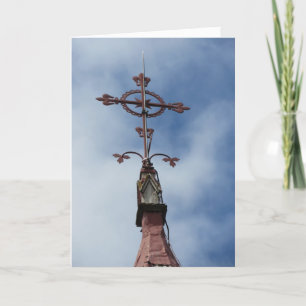 “Church of The Holy Cross Steeple” Sympathy Card