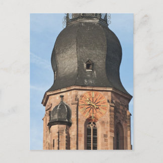 Church of the Holy Ghost in Old Town Heidelberg Postcard