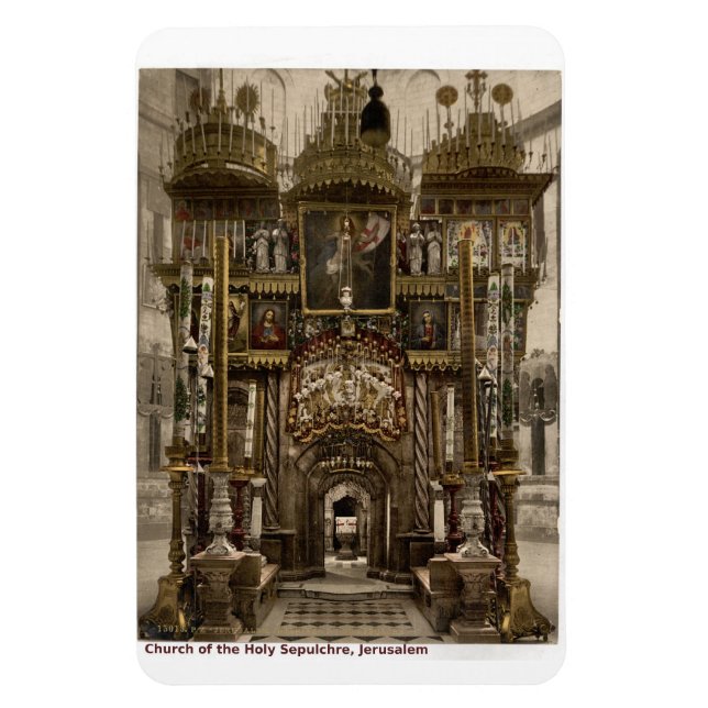 Church of the Holy Sepulchre, Holy Land Images     Magnet (Vertical)