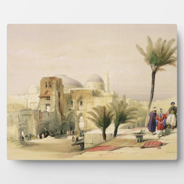 Church of the Holy Sepulchre, Jerusalem, plate 11 Plaque (Front)