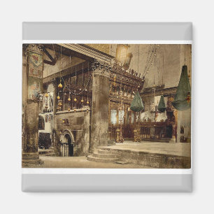 Church of the nativity (interior), Bethlehem, Holy Magnet