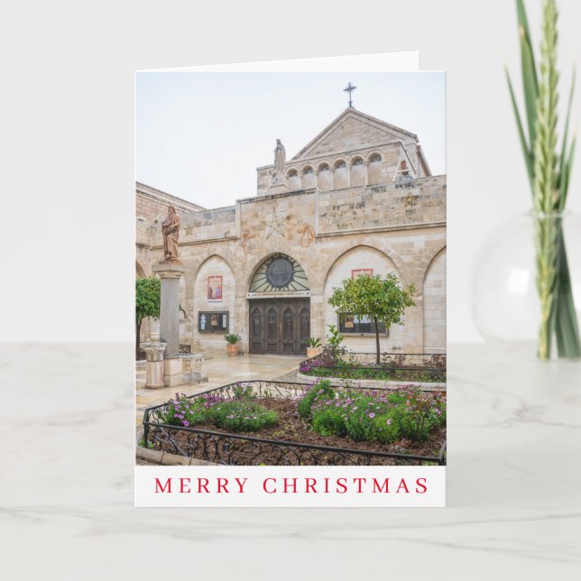 Church of the Nativity view Christmas card  (Front)