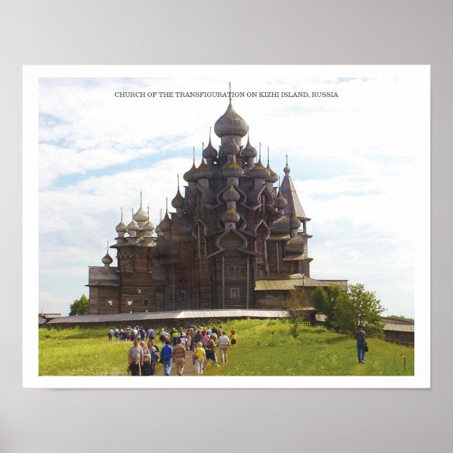 Church of the Transfiguration / Kizhi / Russia Poster (Front)