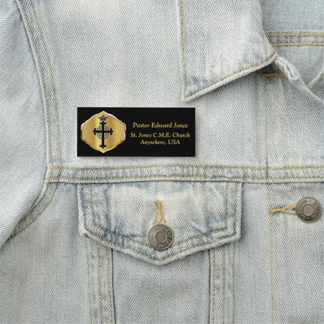 Church Officer's Name Tag (In Situ)