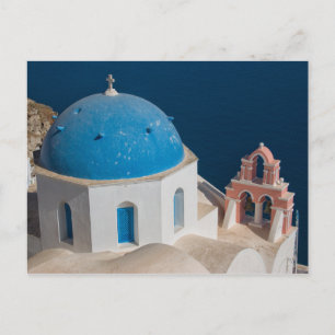 Church on the Island of Santorini, Greece Postcard