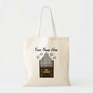 Church Organ Custom Tote Bag Organist Gift