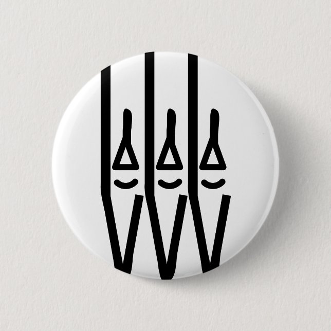 church organ pipes icon 6 cm round badge (Front)