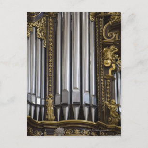 Church Organ Postcard