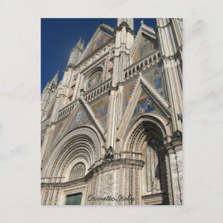 Church Orvietto Italy Postcard