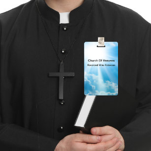 Church Pastor And Clergy Bulk Name Tags ID Badge