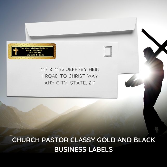 Church Pastor Classy Gold And Black Business (Creator Uploaded)