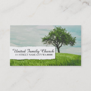 Church Pastor Religion Business Card