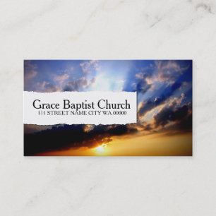 Church Pastor Religion Christian Christianity Business Card