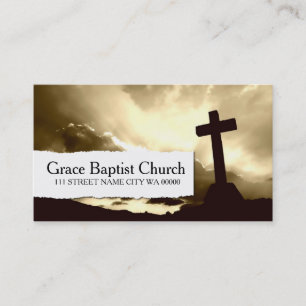 Church Pastor Religion Christian Christianity Business Card
