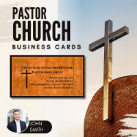 Church Pastor Stamped Leather Elegant Christian
