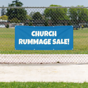 Church Rummage Sale! Bright Banner