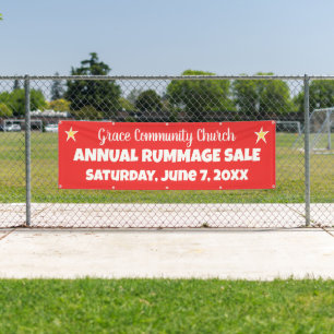 Church Rummage Sale Custom Banner