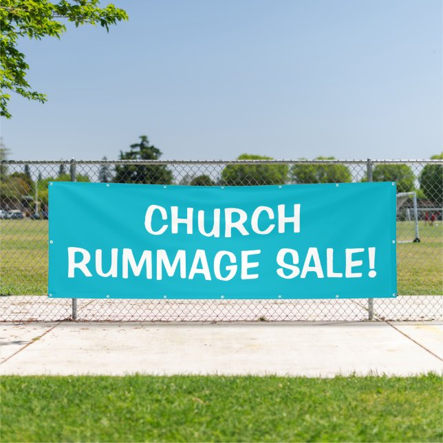 Church Rummage Sale! Large Banner (Insitu)